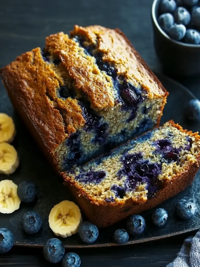 Blueberry Banana Bread