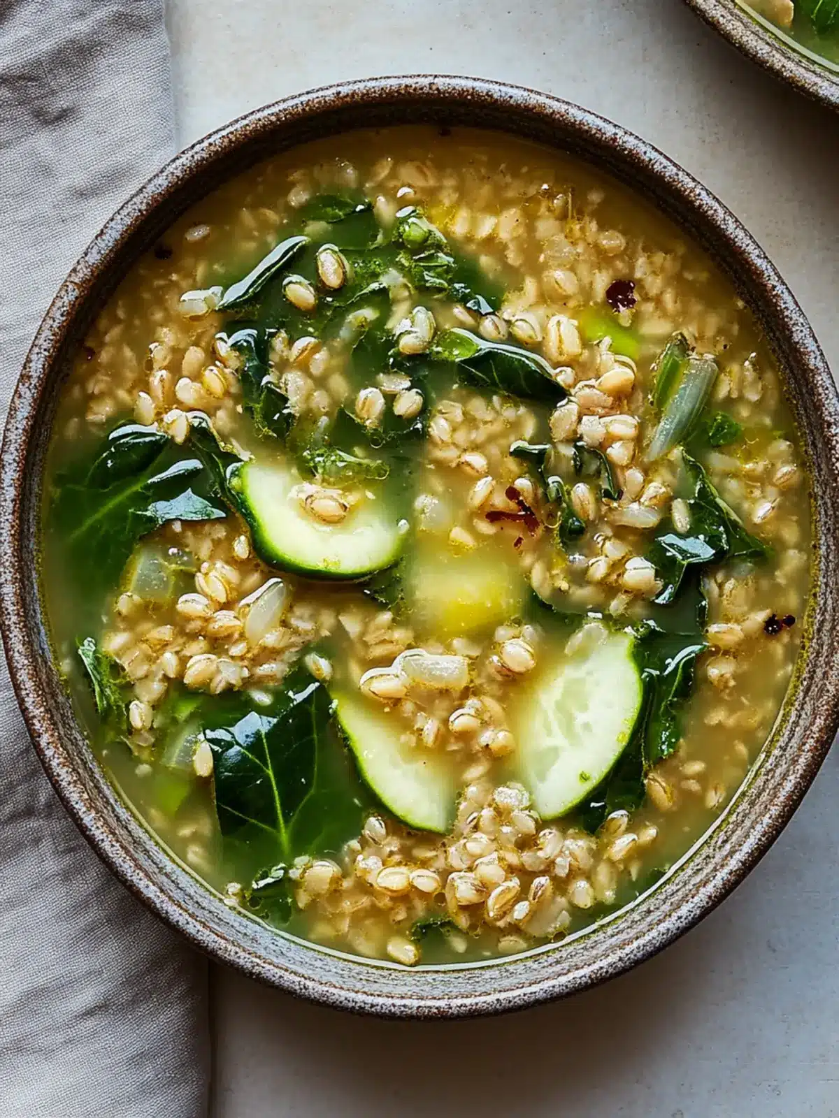 Farro and Escarole Soup
