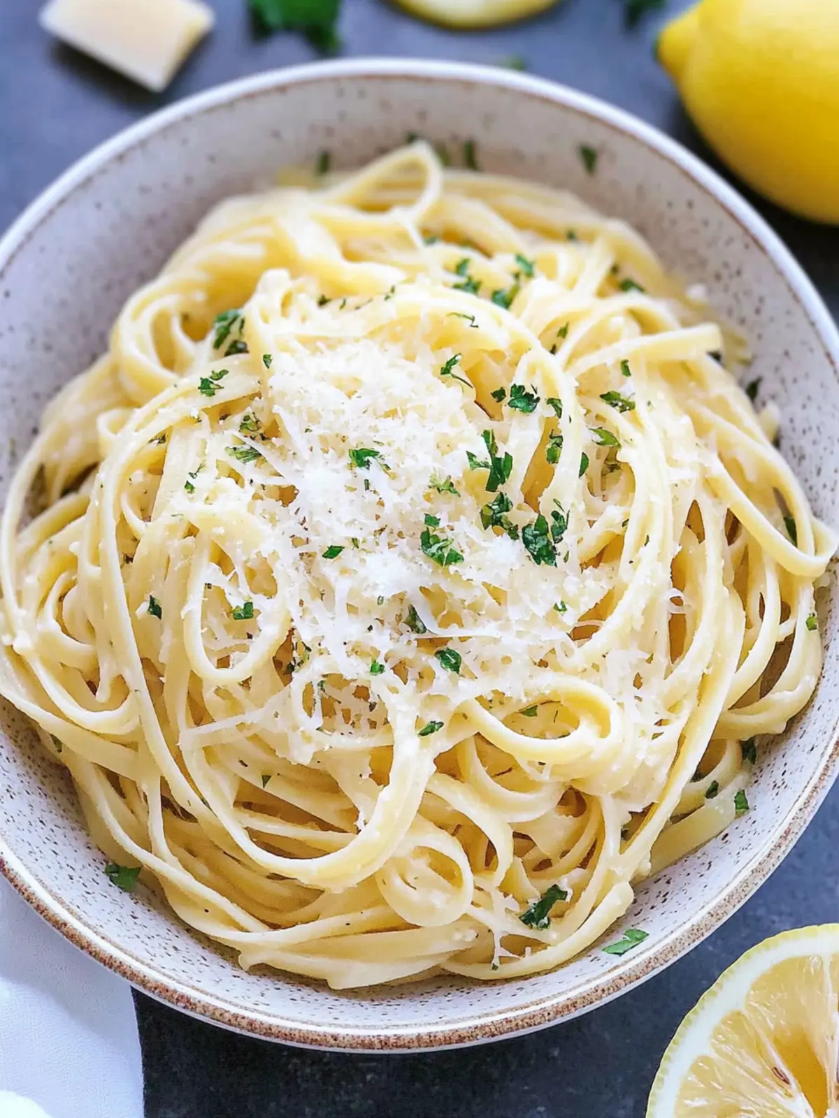 Zesty Lemon Parmesan Pasta in 15 Minutes or Less 2 Lemon Parmesan Pasta