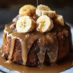 Sticky Banana Bread Pudding Cake with Toffee Sauce Bliss 3 Sticky Banana Bread Pudding Cake with Toffee Sauce