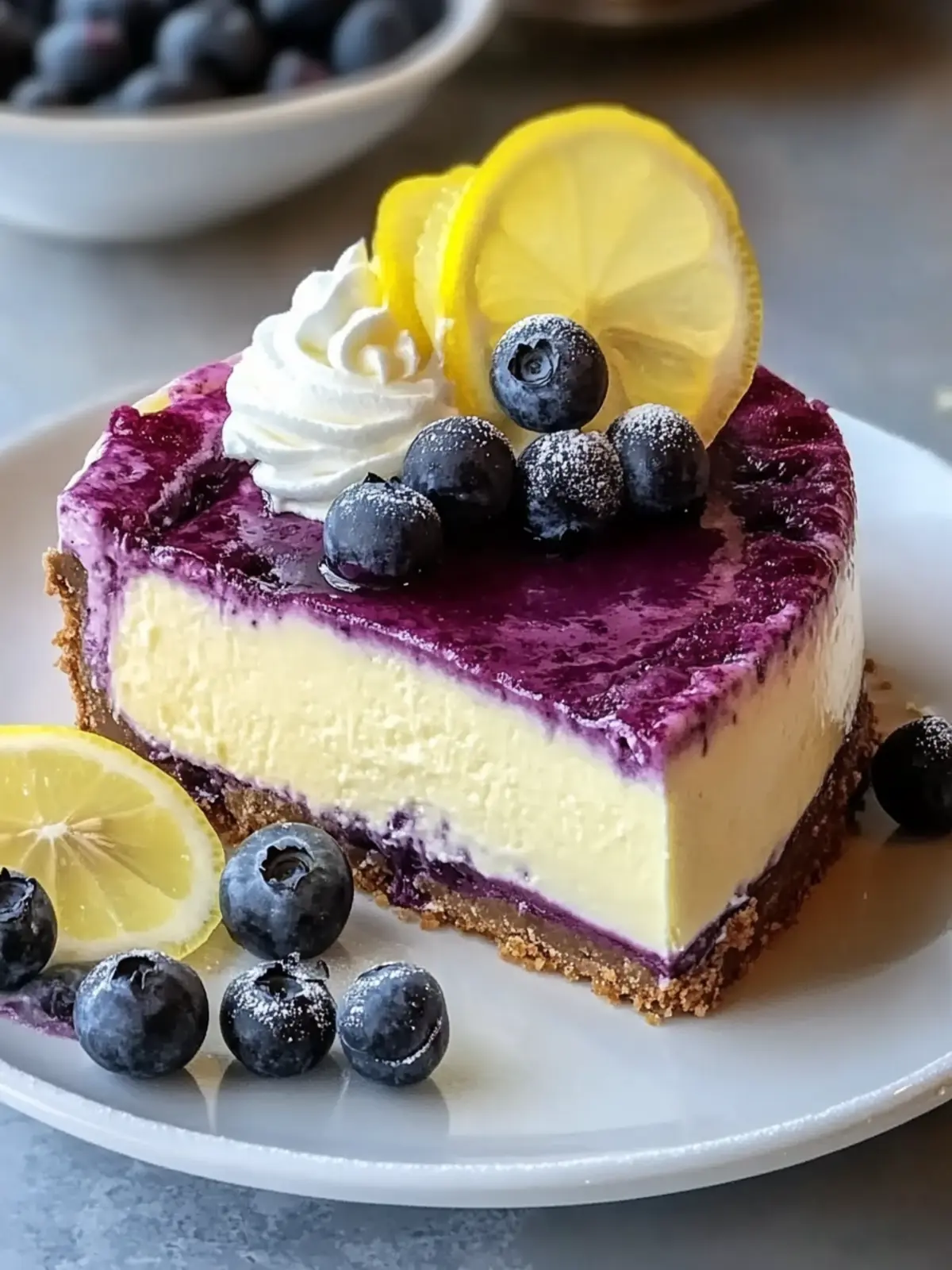 Lemon Blueberry Cheesecake Magic: A Delightful Twist 4 Lemon Blueberry Cheesecake Magic