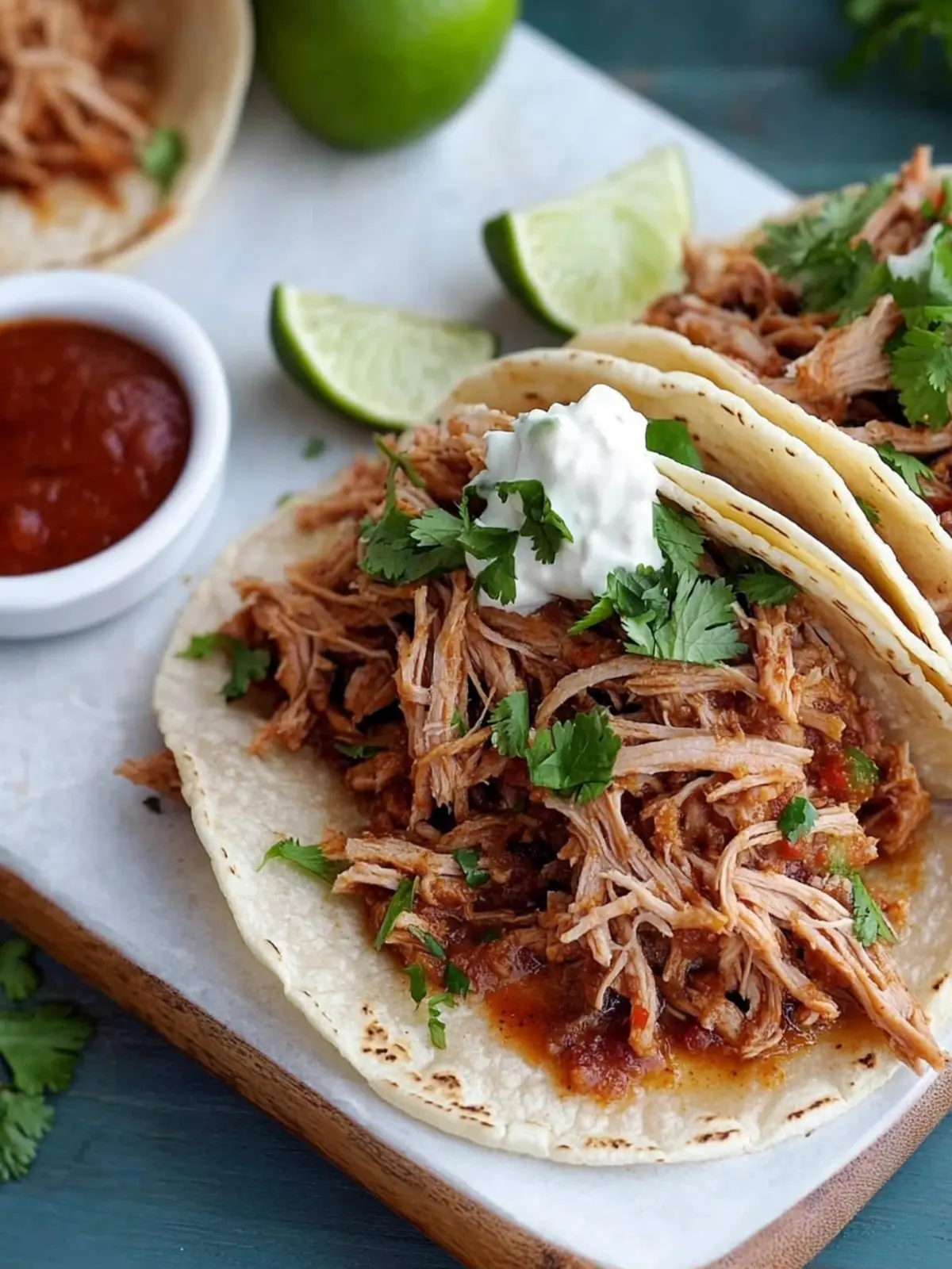 Crock Pot Pulled Pork Tacos
