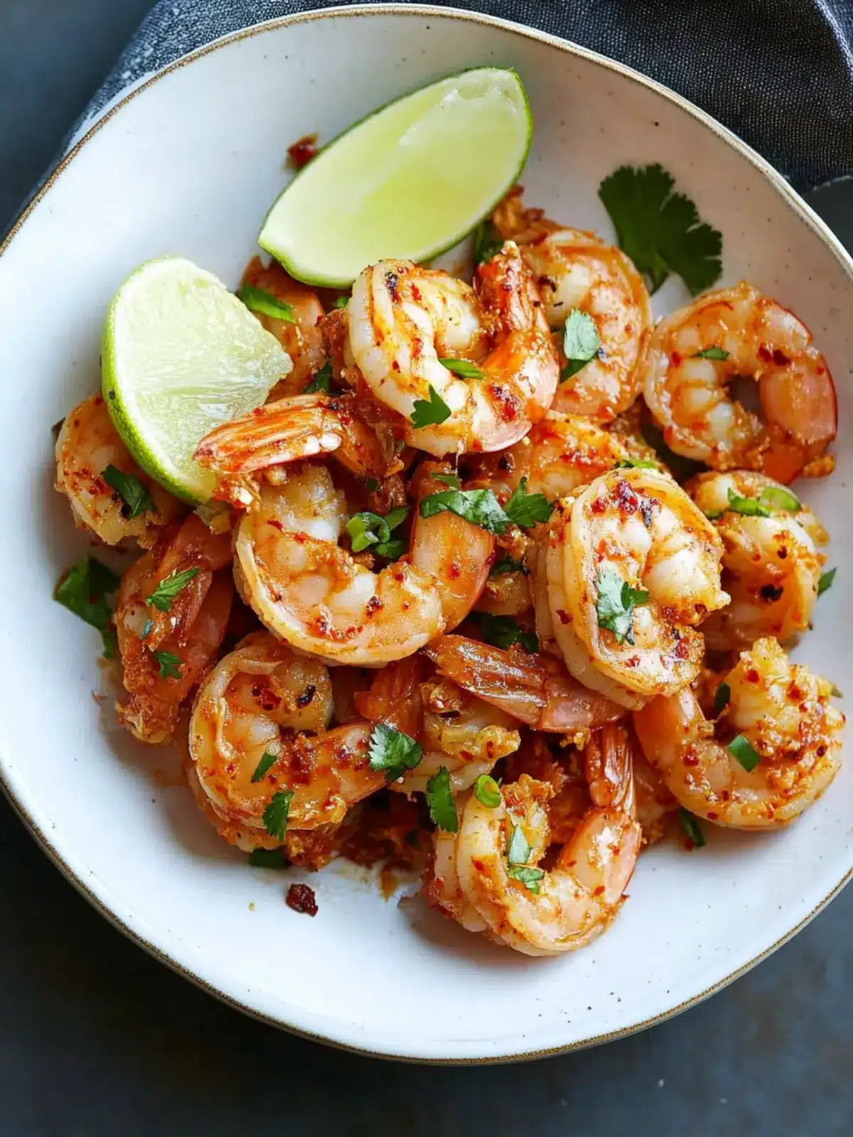Buttery Kimchi Shrimp