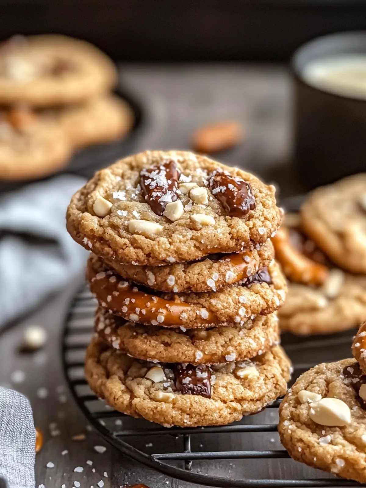 Salted Pretzel Cowboy Cookies: A Sweet and Crunchy Adventure 2 Salted Pretzel Cowboy Cookies