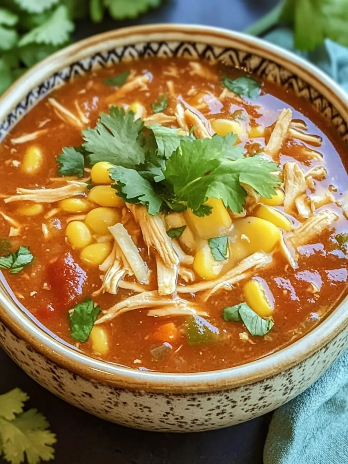 Delicious Crock Pot Chicken Tortilla Soup