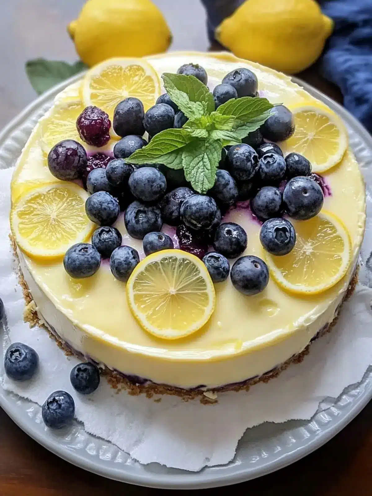Lemon Blueberry Cheesecake Magic That Will Wow Your Guests 3 Lemon Blueberry Cheesecake Magic