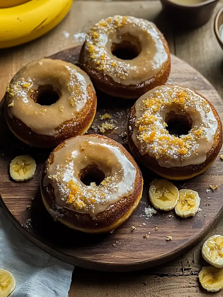 Banana Bread Donuts