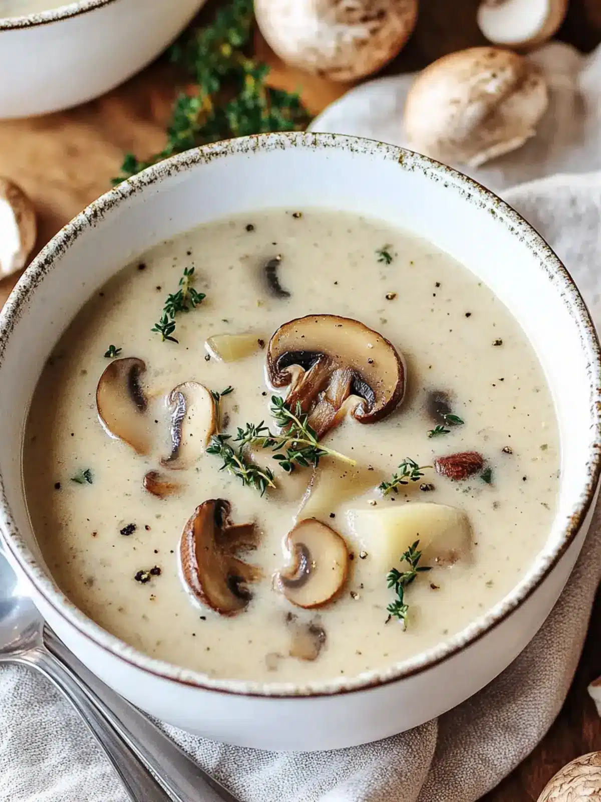 Cream of Mushroom Soup: A Cozy Comfort Food Classic 2 Cream of Mushroom Soup