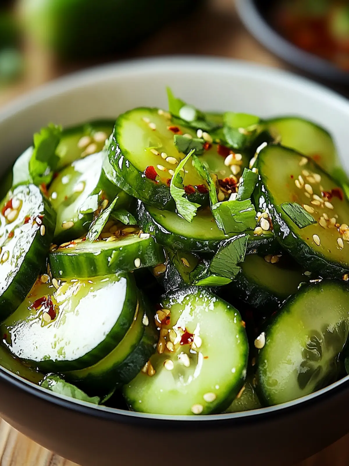 Spicy Cucumber Salad: A Crunchy Kick for Every Meal 3 Spicy Cucumber Salad