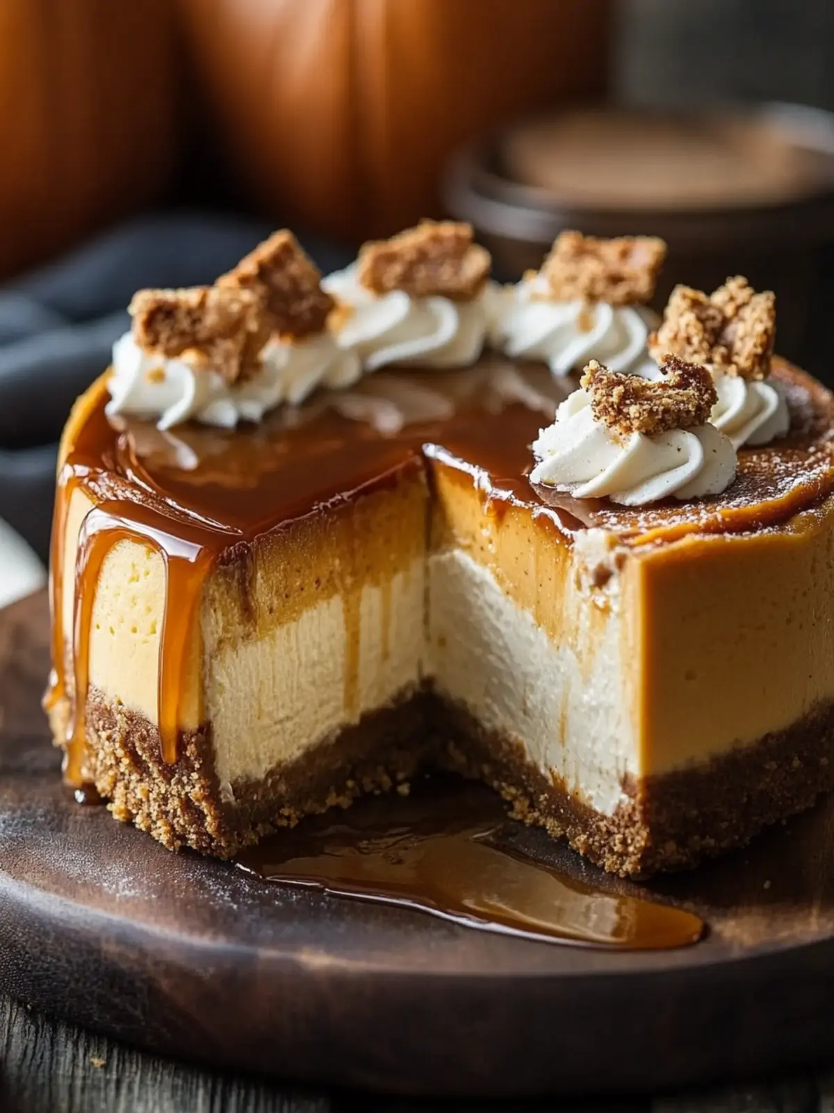 Irresistible Caramel Pumpkin Cheesecake Recipe for Fall Bliss 2 Caramel Pumpkin Cheesecake Recipe