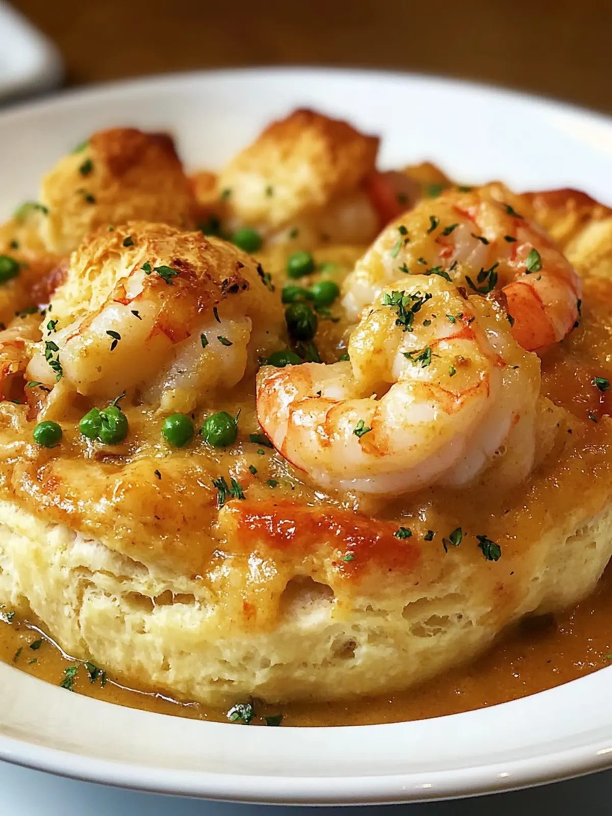 Shrimp & Lobster Cheddar Bay Biscuit Pot Pie: Comfort in Every Bite 3 Shrimp & Lobster Cheddar Bay Biscuit Pot Pie