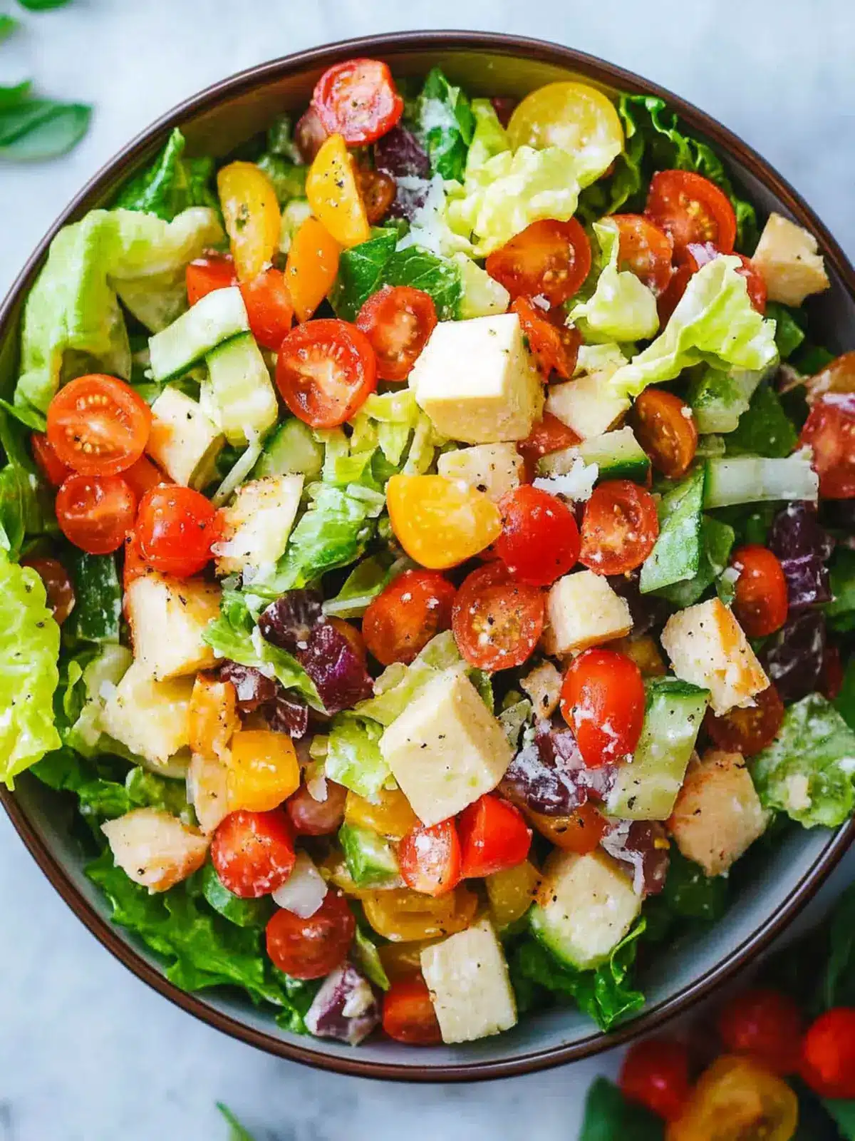 Delicious Italian Chopped Salad Ready in 15 Minutes! 5 Italian Chopped Salad