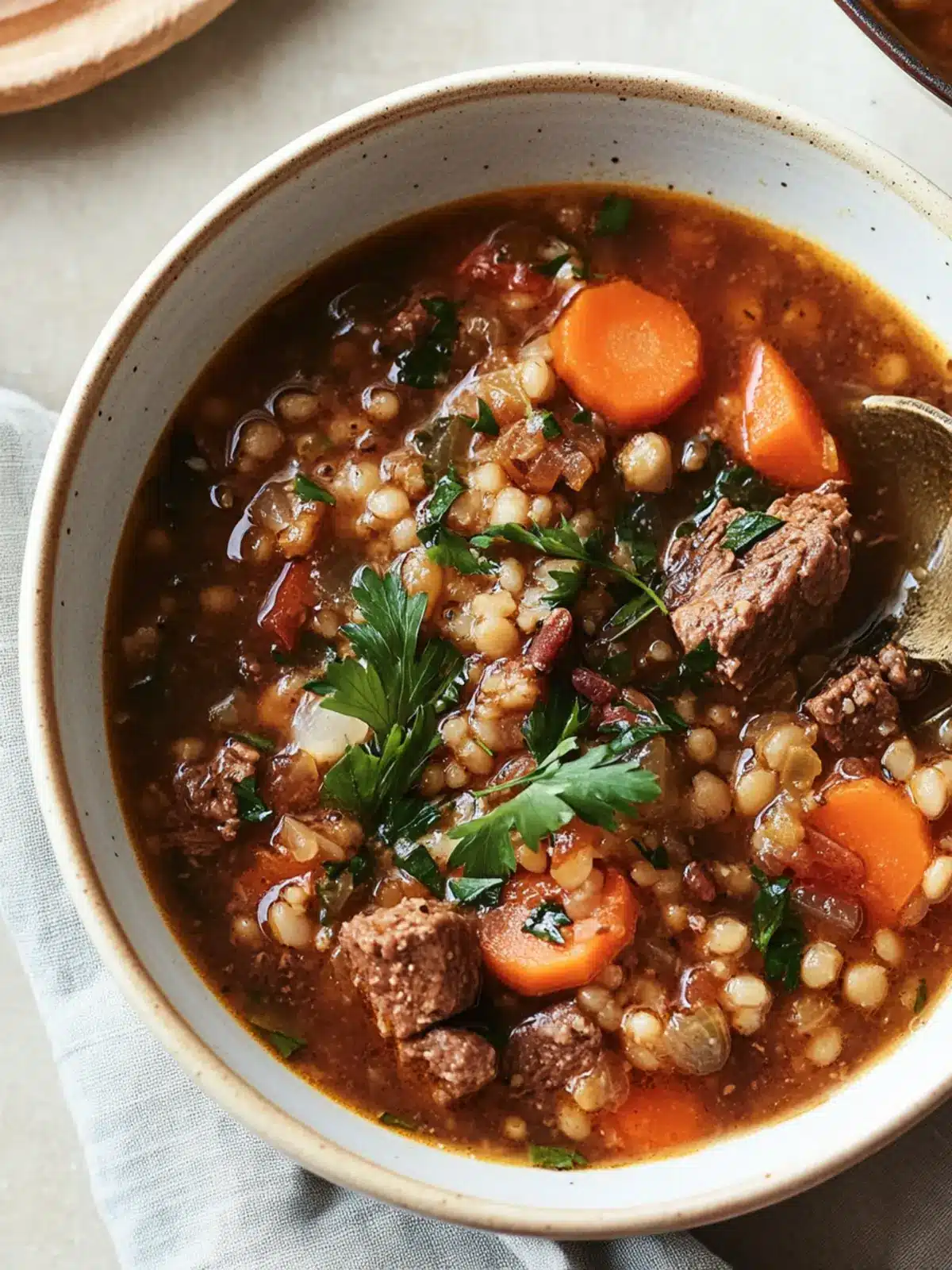 Beef and Barley Stew