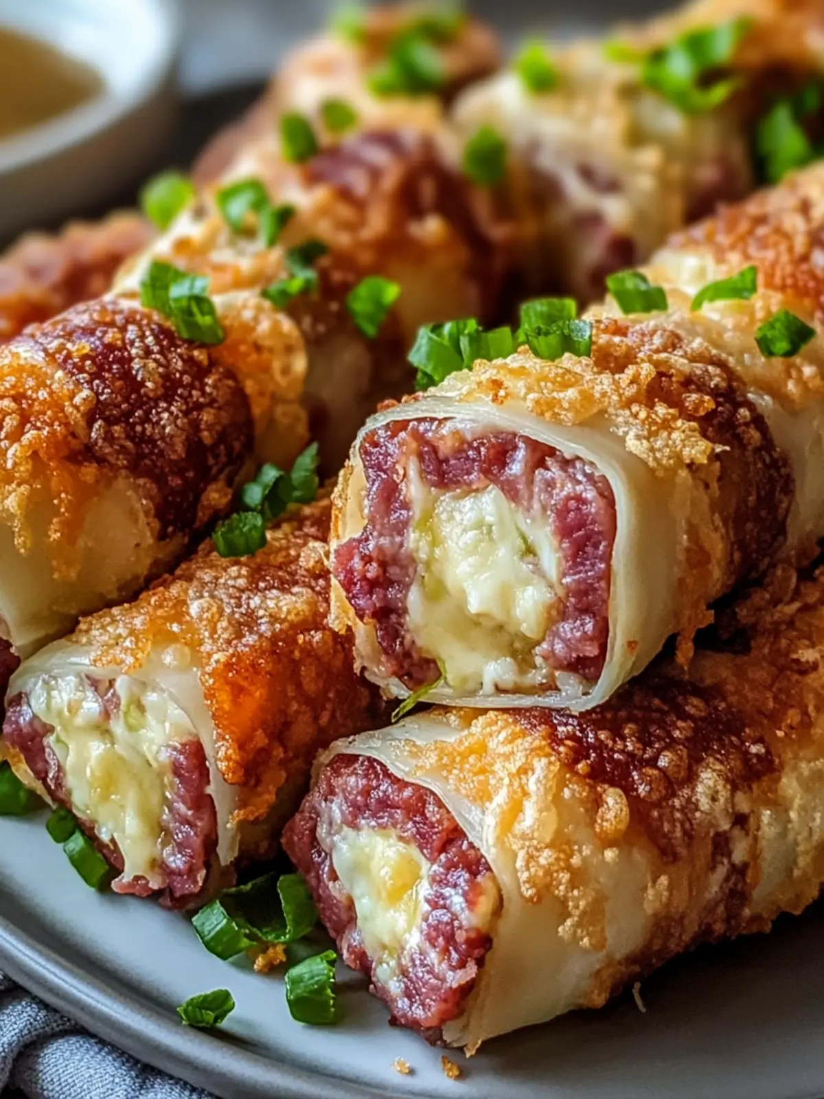 Keto Crispy Reuben Roll-Ups: Nostalgic Flavor, Low-Carb Crunch 3 Keto Crispy Reuben Roll-Ups