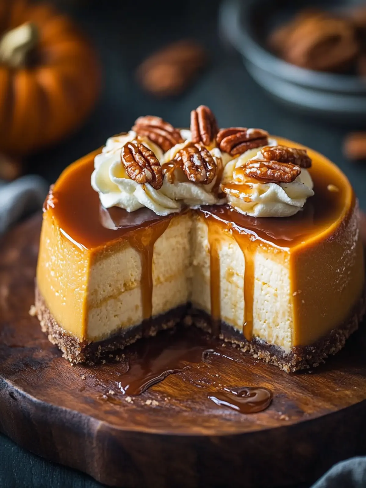 Caramel Pumpkin Cheesecake Recipe