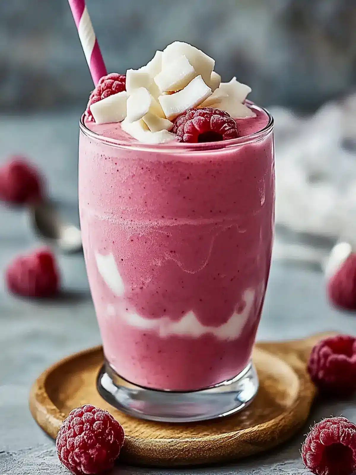 Creamy Raspberry Coconut Cloud Smoothie for Instant Energy 3 Raspberry Coconut Cloud Smoothie