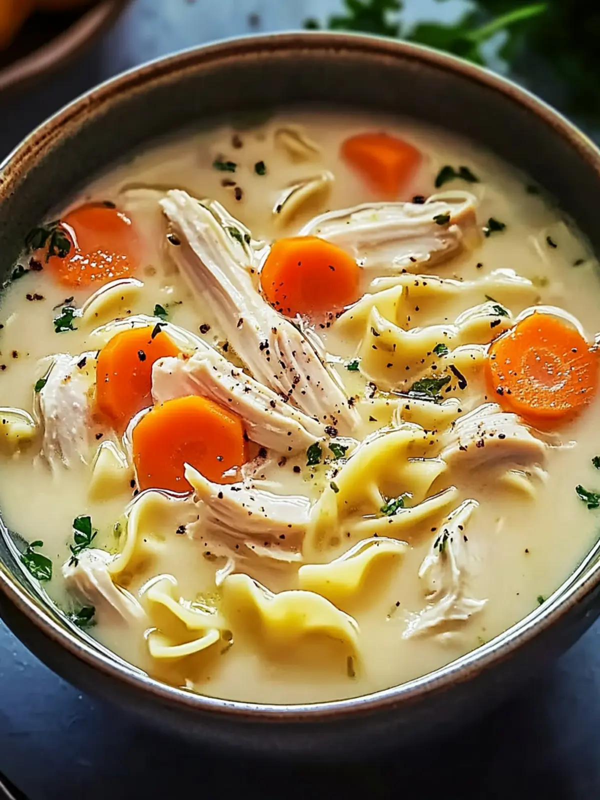 Creamy Chicken Noodle Soup