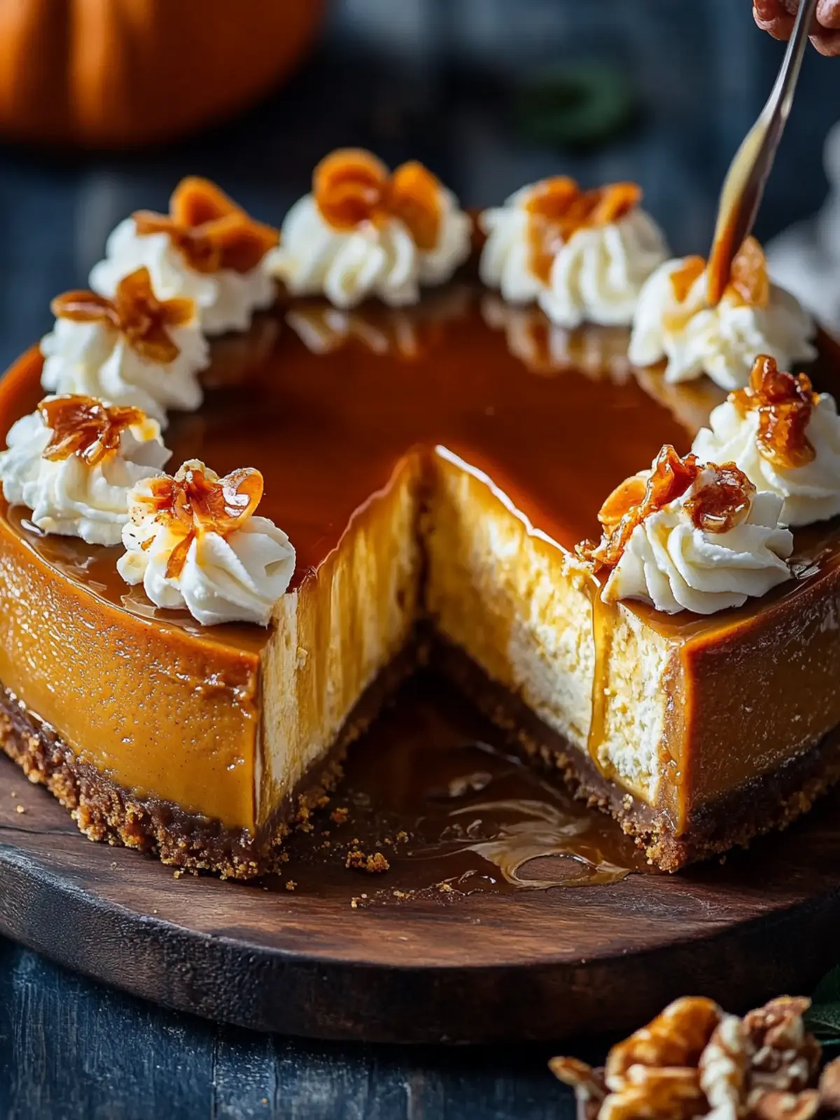 Caramel Pumpkin Cheesecake Recipe