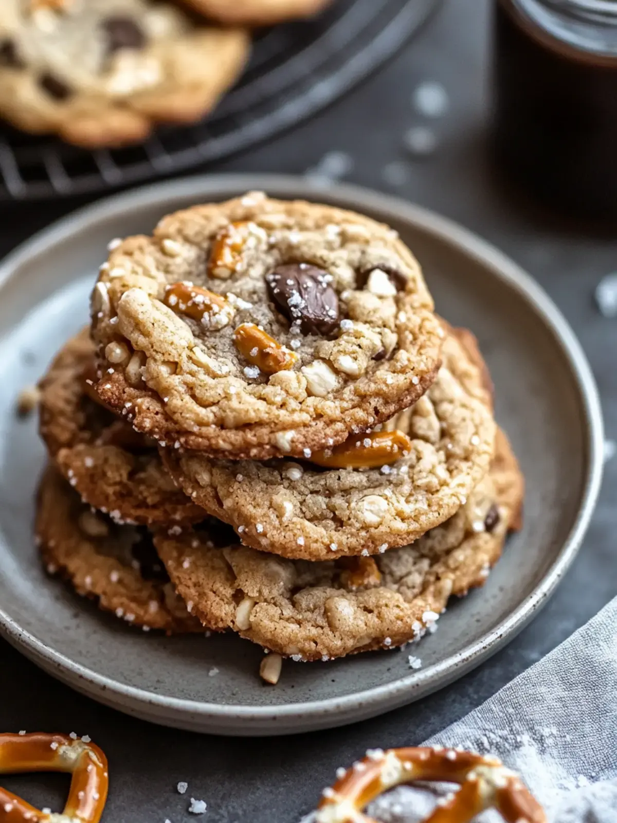 Salted Pretzel Cowboy Cookies: A Sweet and Crunchy Adventure 4 Salted Pretzel Cowboy Cookies
