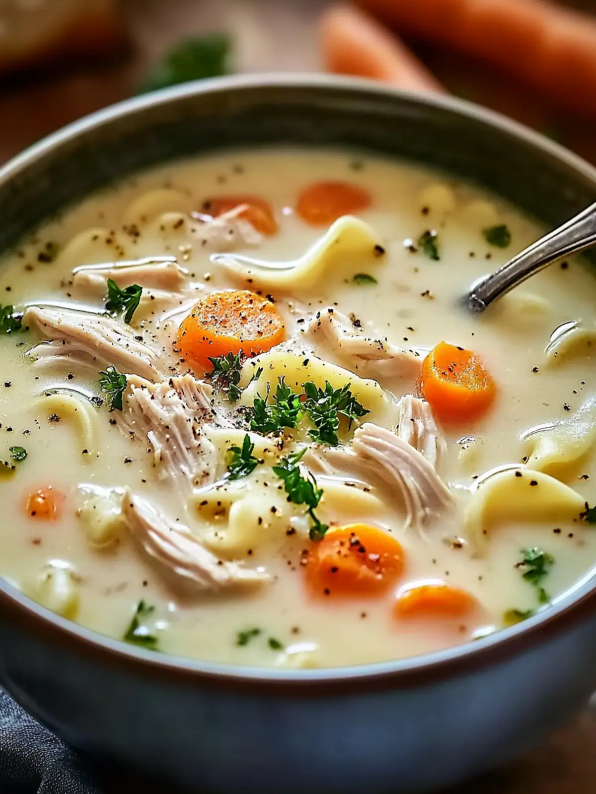 Creamy Chicken Noodle Soup