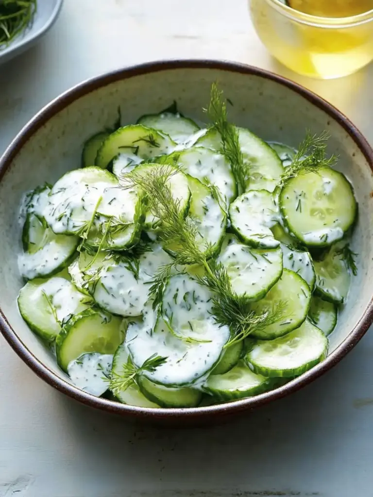 Herbed Cucumber-Yogurt Salad