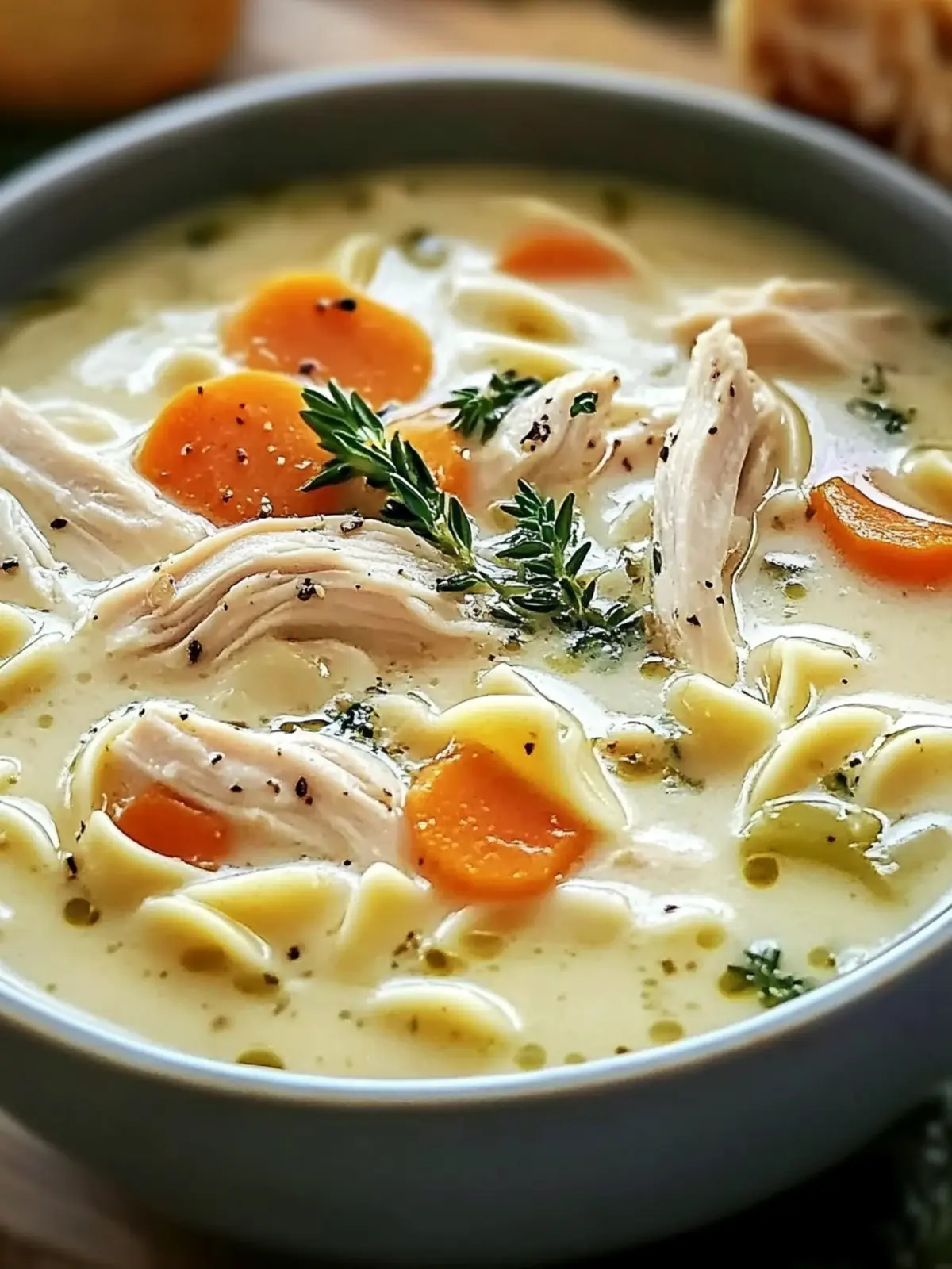 Creamy Chicken Noodle Soup: Comfort in Every Delicious Bowl 3 Creamy Chicken Noodle Soup
