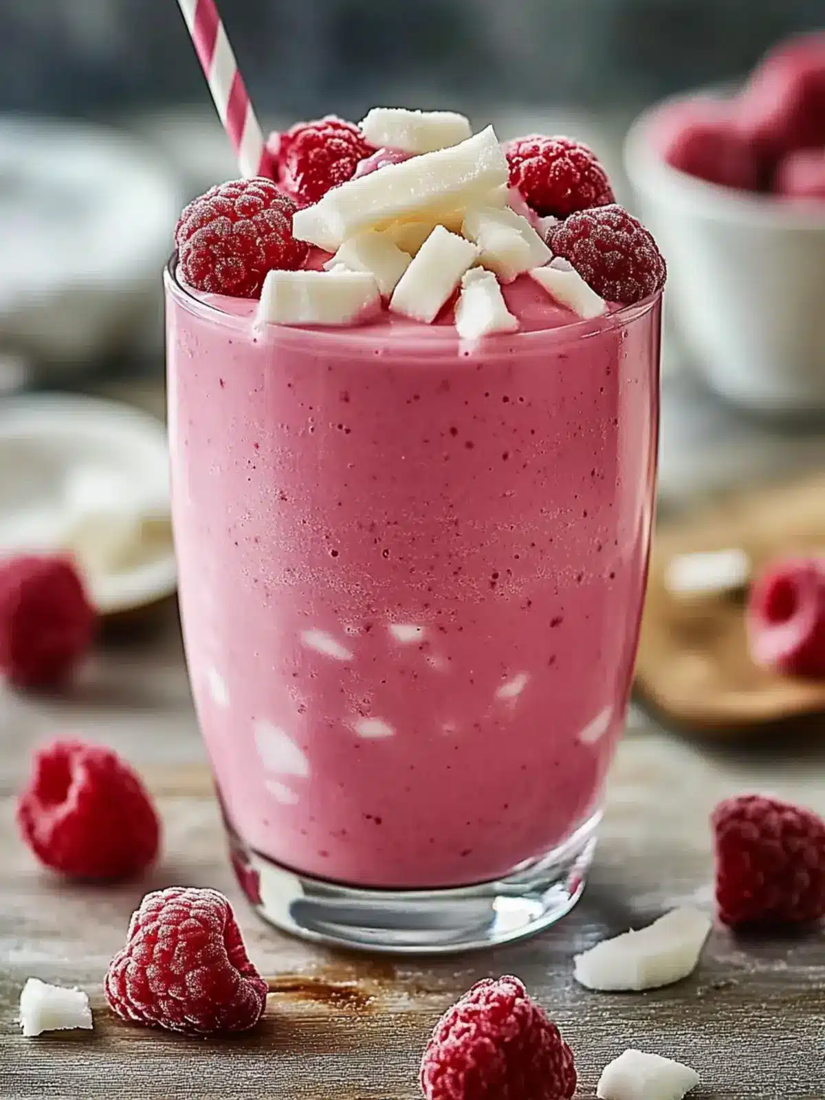 Creamy Raspberry Coconut Cloud Smoothie for Instant Energy 5 Raspberry Coconut Cloud Smoothie