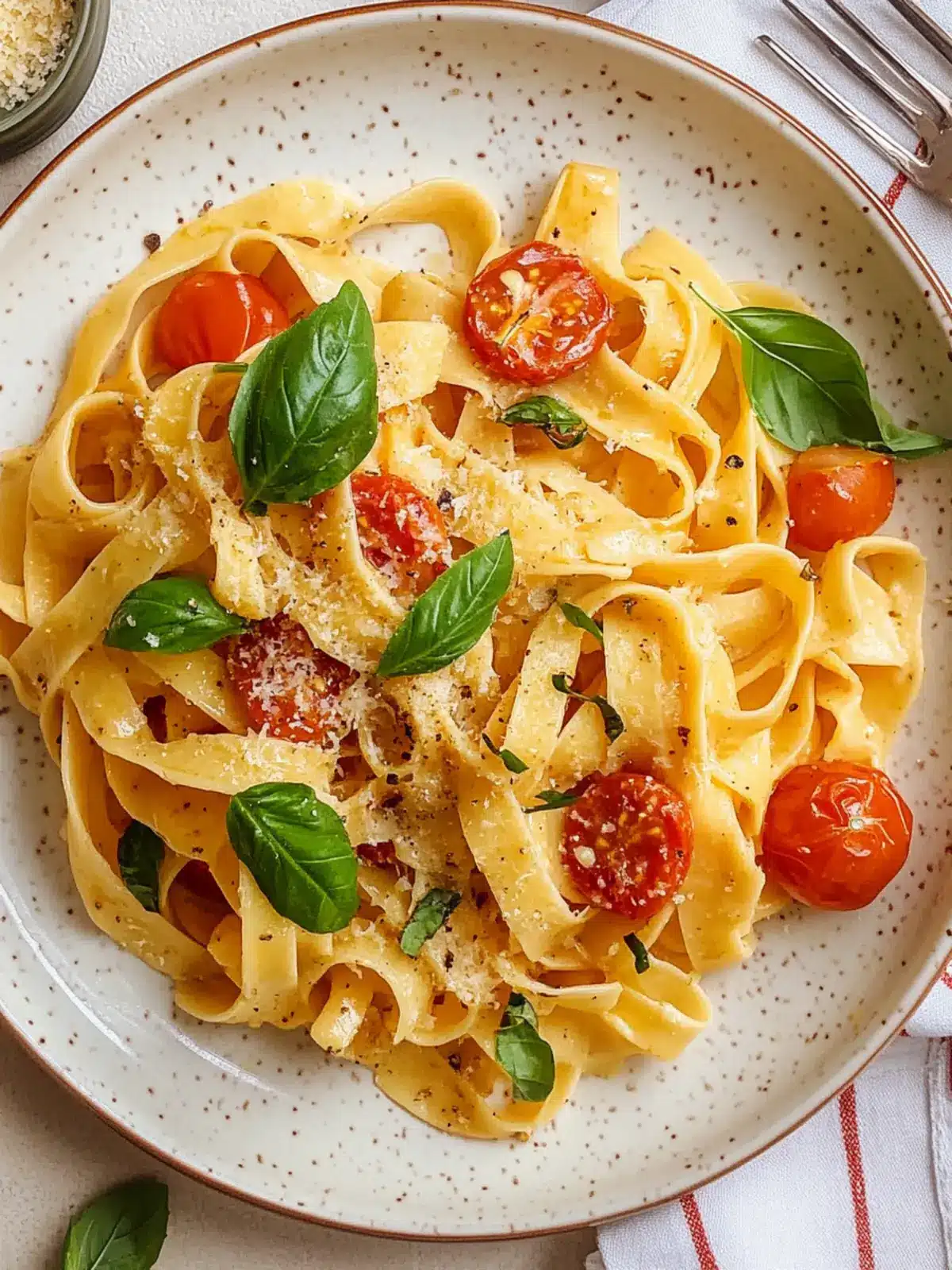 Fresh Pasta with Buttered Tomatoes in Just 30 Minutes! 4 Fresh Pasta With Buttered Tomatoes