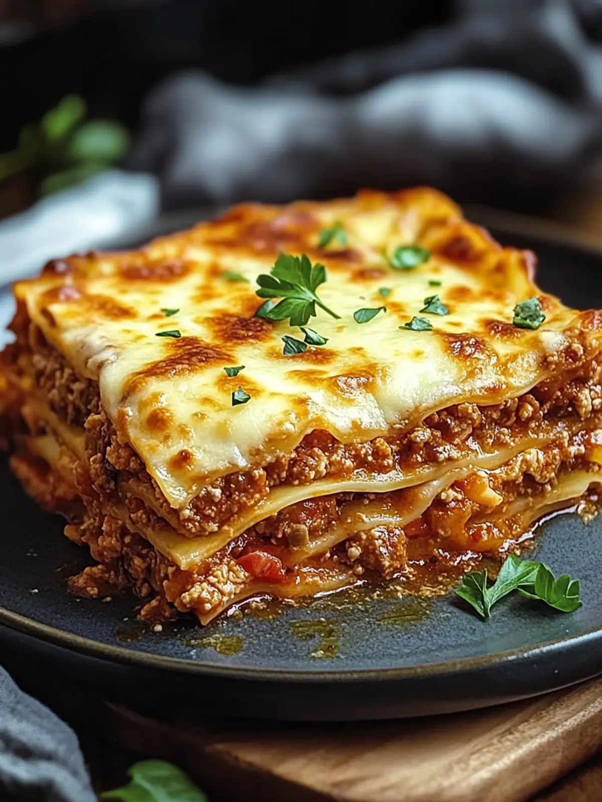 Bison Lasagna