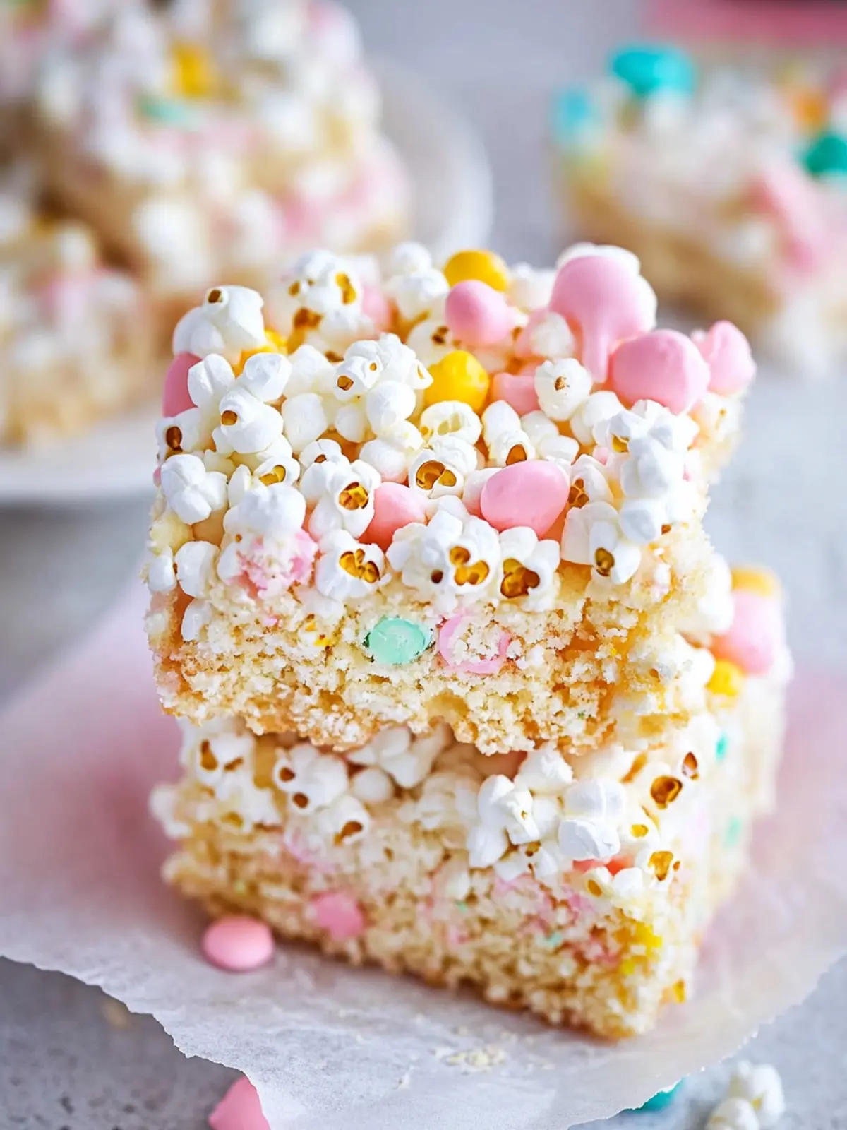 Easter Bunny Popcorn Bars That Will Brighten Your Holiday 3 Bunny Popcorn Bars