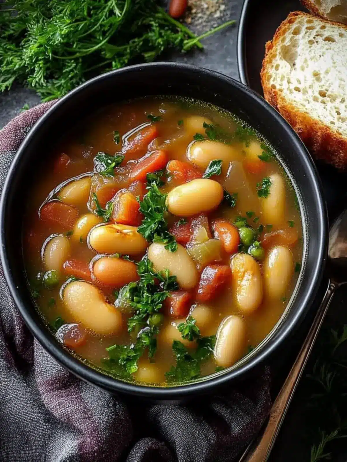Homemade German Bean Soup