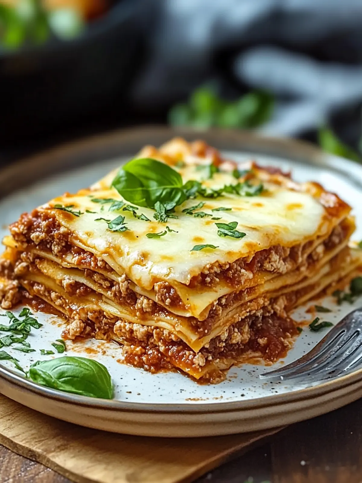 Bison Lasagna