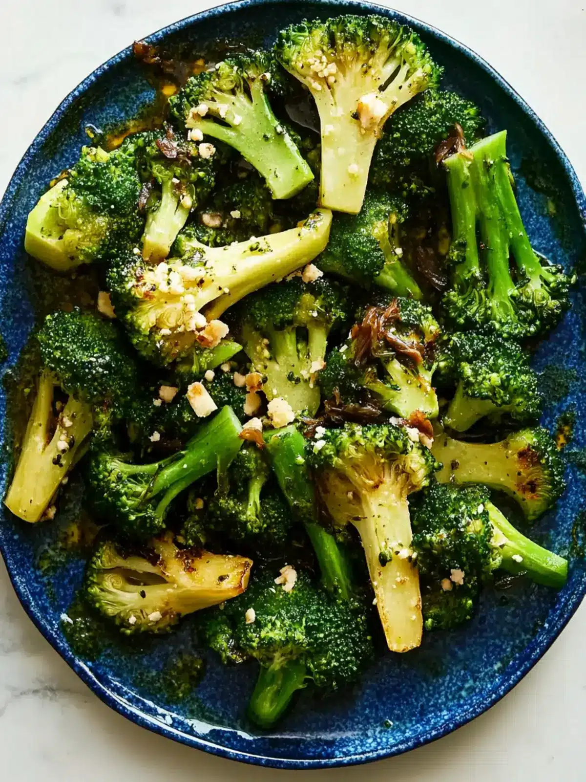 Charred Broccoli With Anchovy Vinaigrette