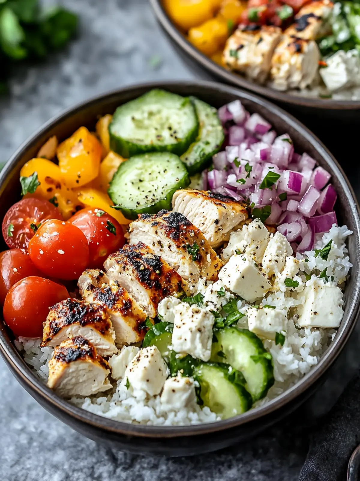 Deliciously Healthy Greek Chicken Bowls for Meal Prep Joy