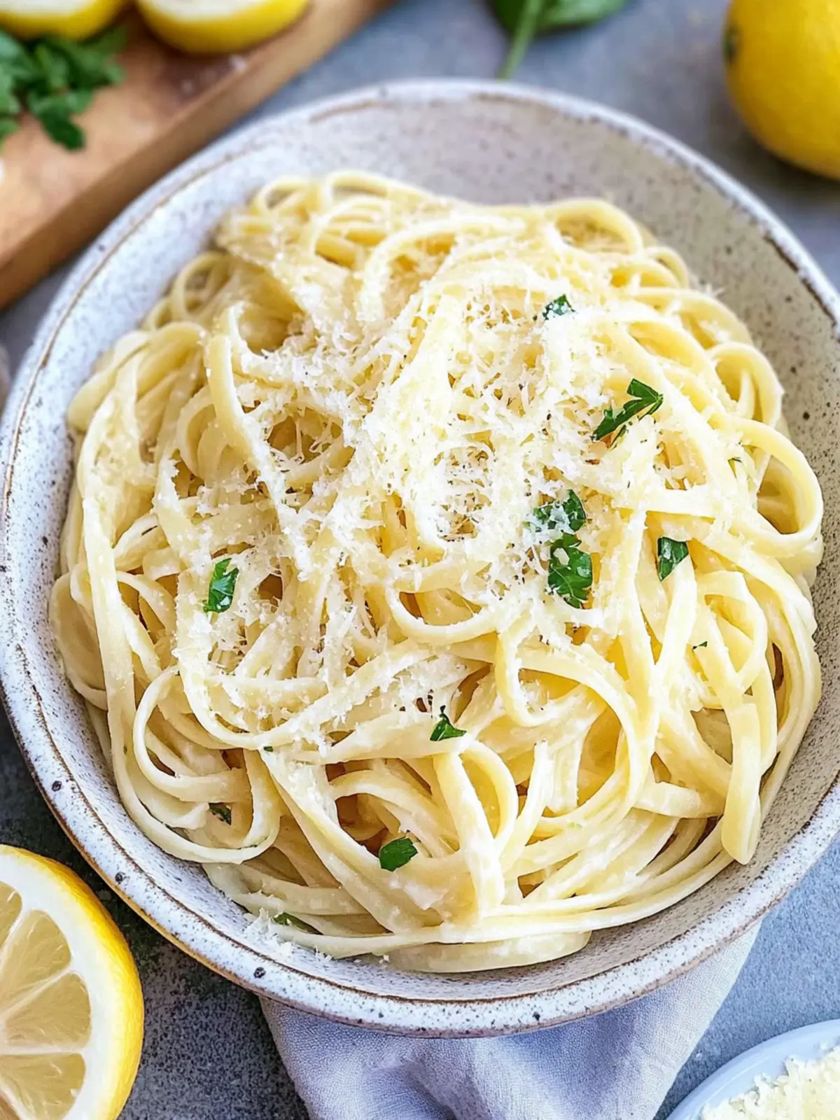 Zesty Lemon Parmesan Pasta in 15 Minutes or Less 5 Lemon Parmesan Pasta
