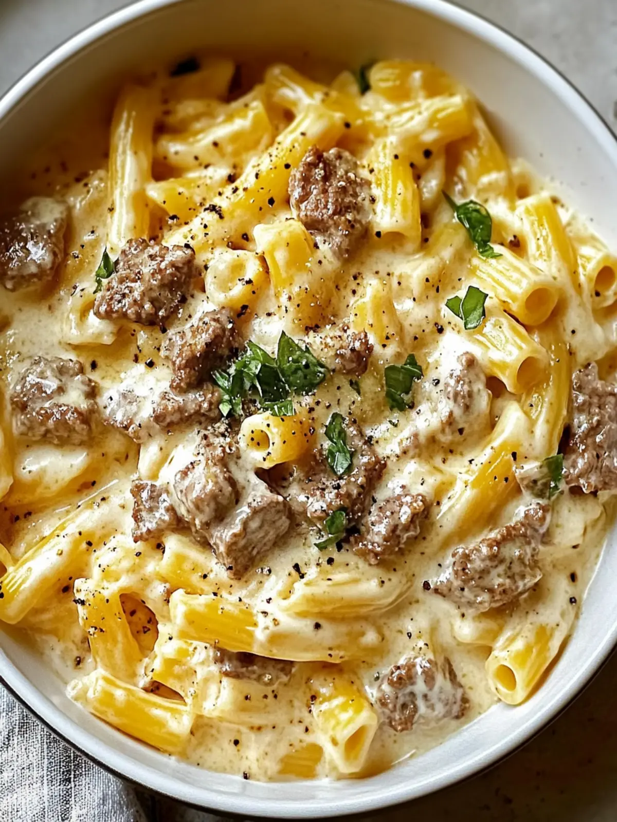 Creamy One-Pot Beef Cheddar Ranch Pasta for Cozy Nights 2 Creamy One-Pot Beef Cheddar Ranch Pasta