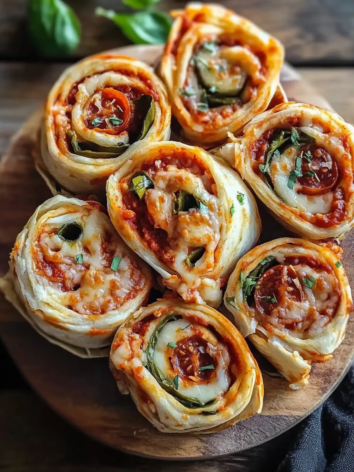 Tortilla Pizza Rolls
