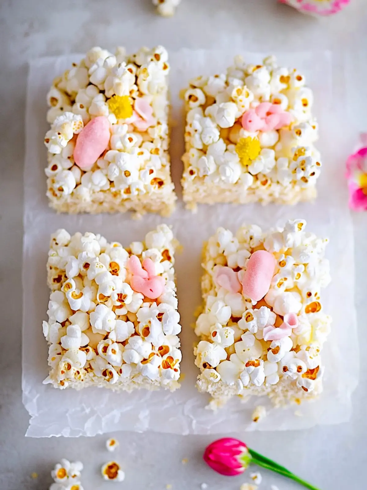 Easter Bunny Popcorn Bars That Will Brighten Your Holiday 4 Bunny Popcorn Bars