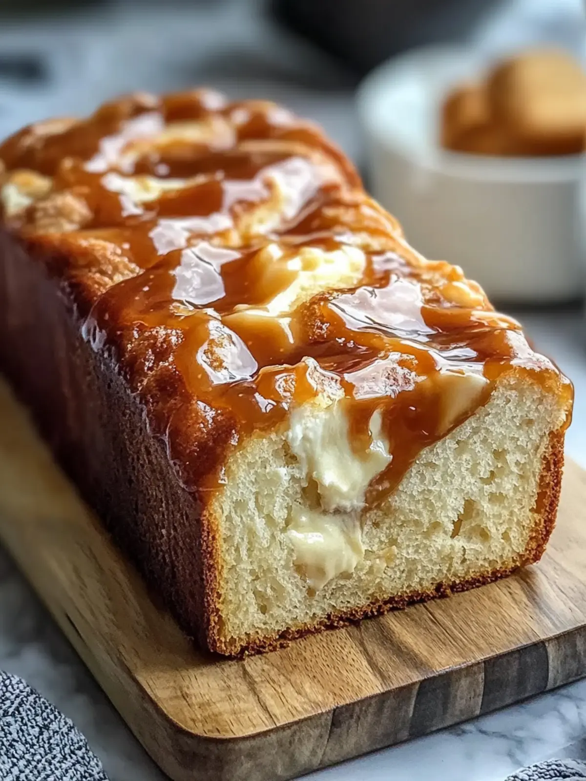 Caramel Cream Cheese Bread