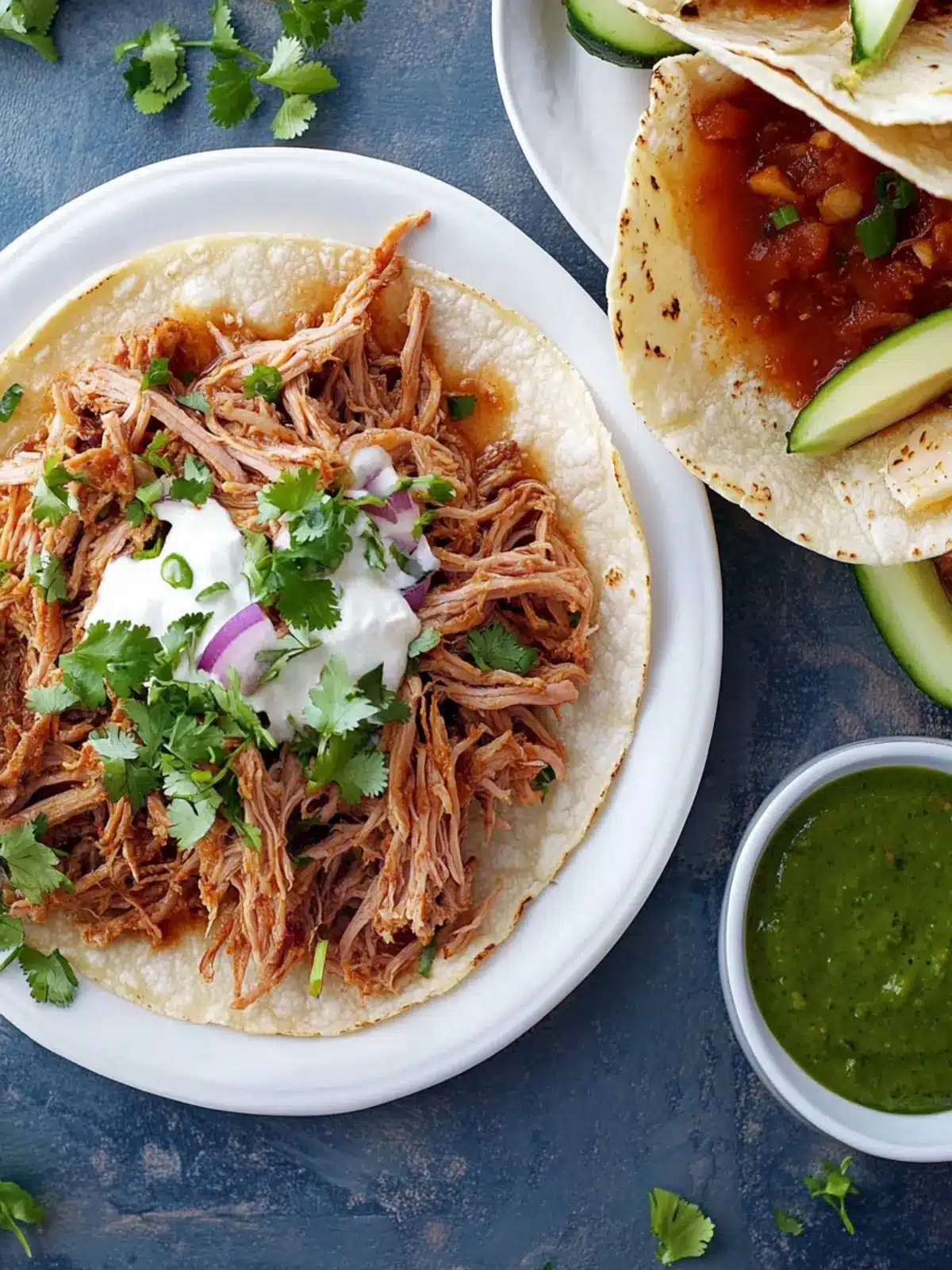Crock Pot Pulled Pork Tacos
