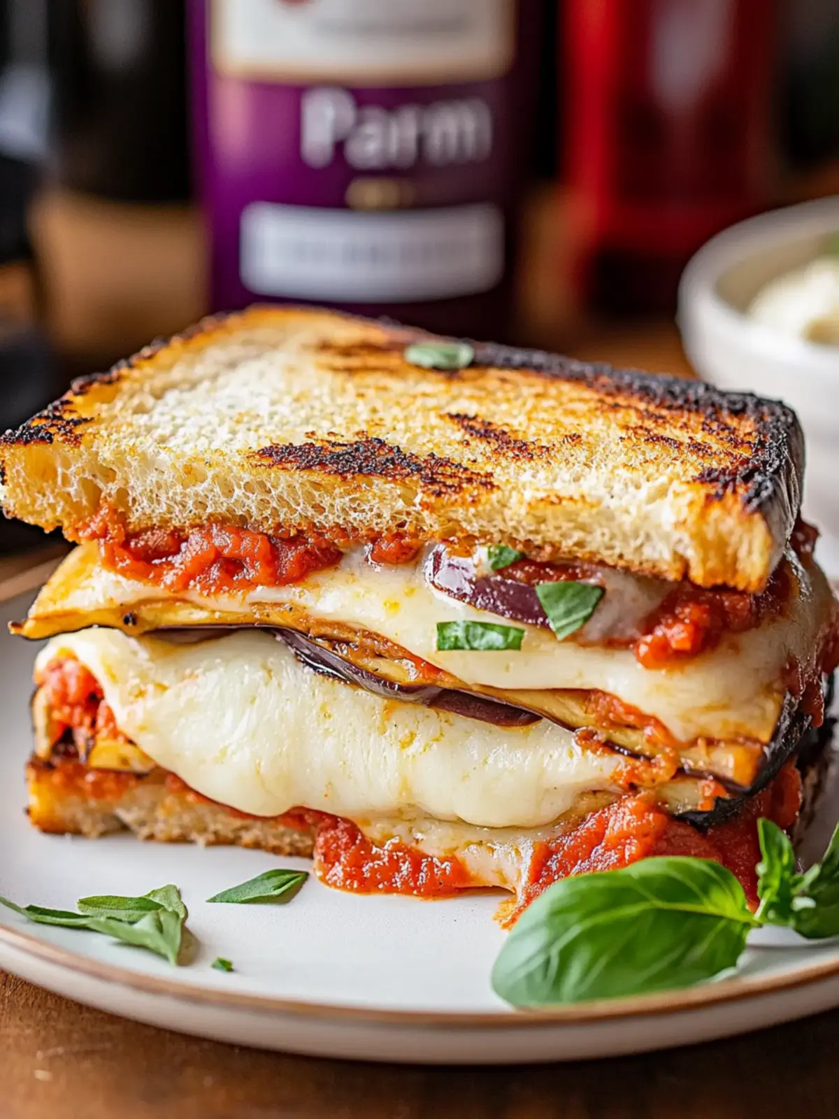 Eggplant “Parm” Sandwich
