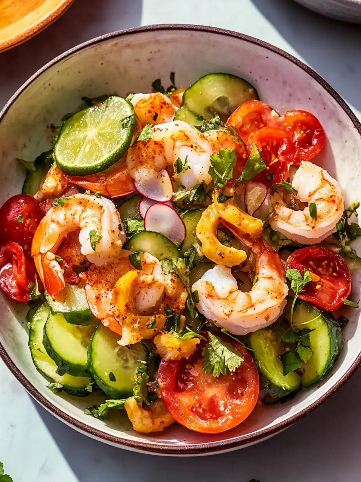 Coconutty Shrimp Salad