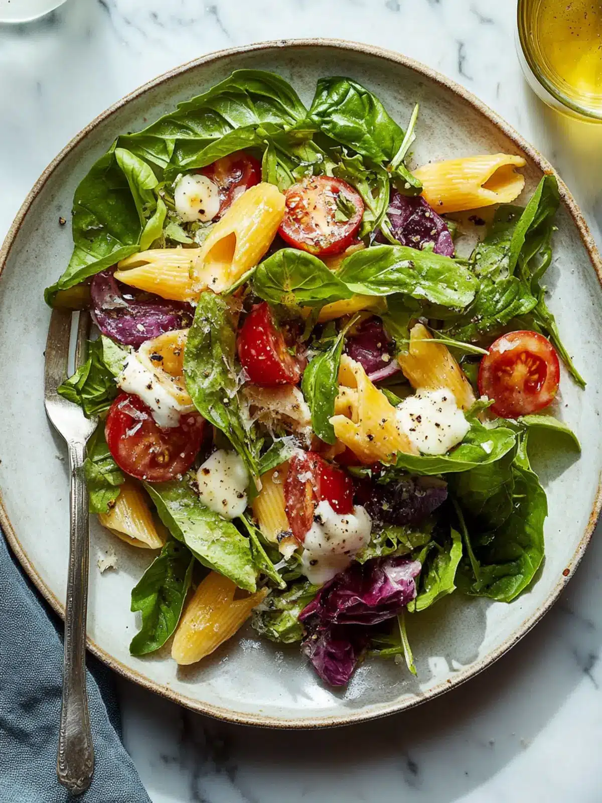 Chickpea Salad Pasta with Garlicky Sauce for Fresh Flavor 3 Salad Pasta