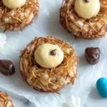 No-Bake Birds Nest Cookies (Scotcheroo Base!)