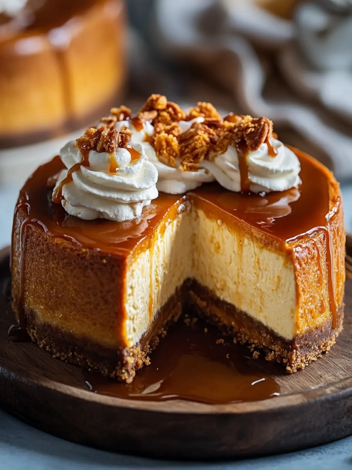 Irresistible Caramel Pumpkin Cheesecake Recipe for Fall Bliss 4 Caramel Pumpkin Cheesecake Recipe