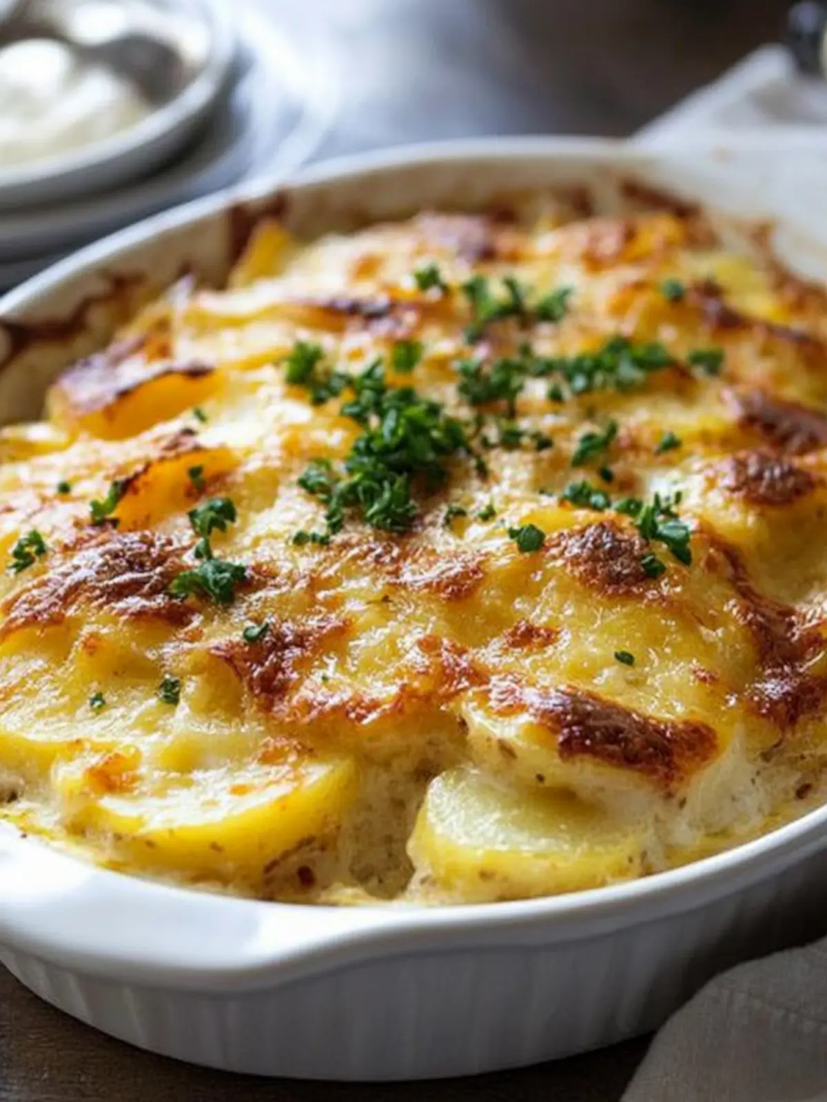 Cheesy Potatoes Au Gratin