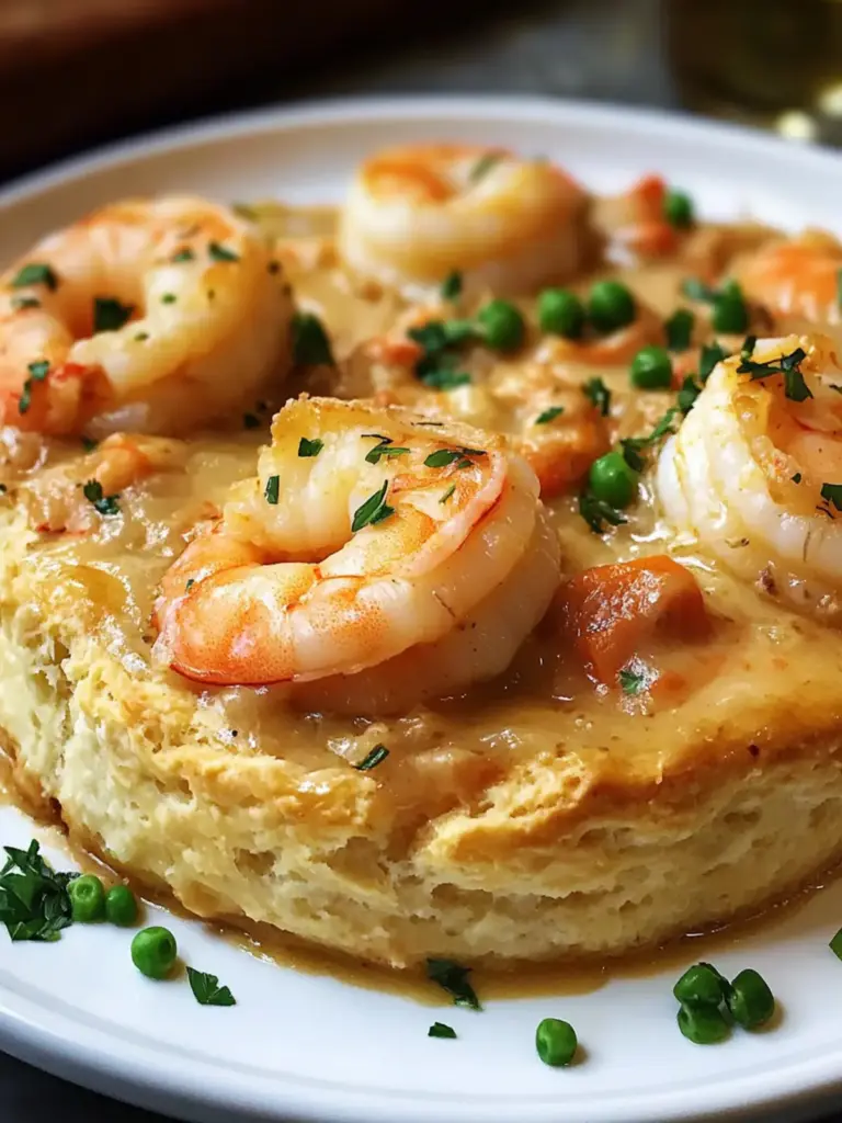 Shrimp & Lobster Cheddar Bay Biscuit Pot Pie