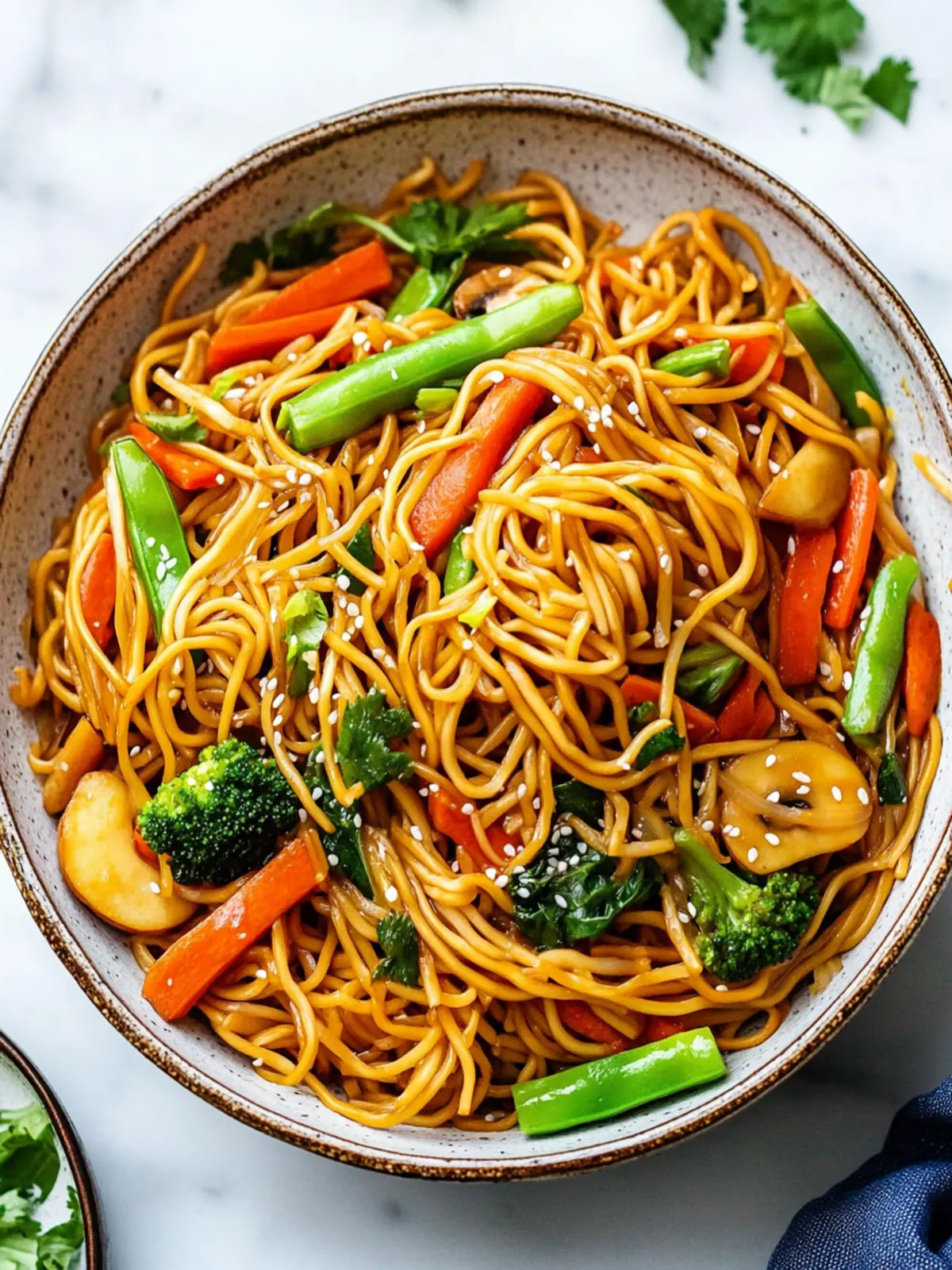 Quick & Colorful Vegetable Lo Mein: 20-Minute Healthy Delight 4 Vegetable Lo Mein