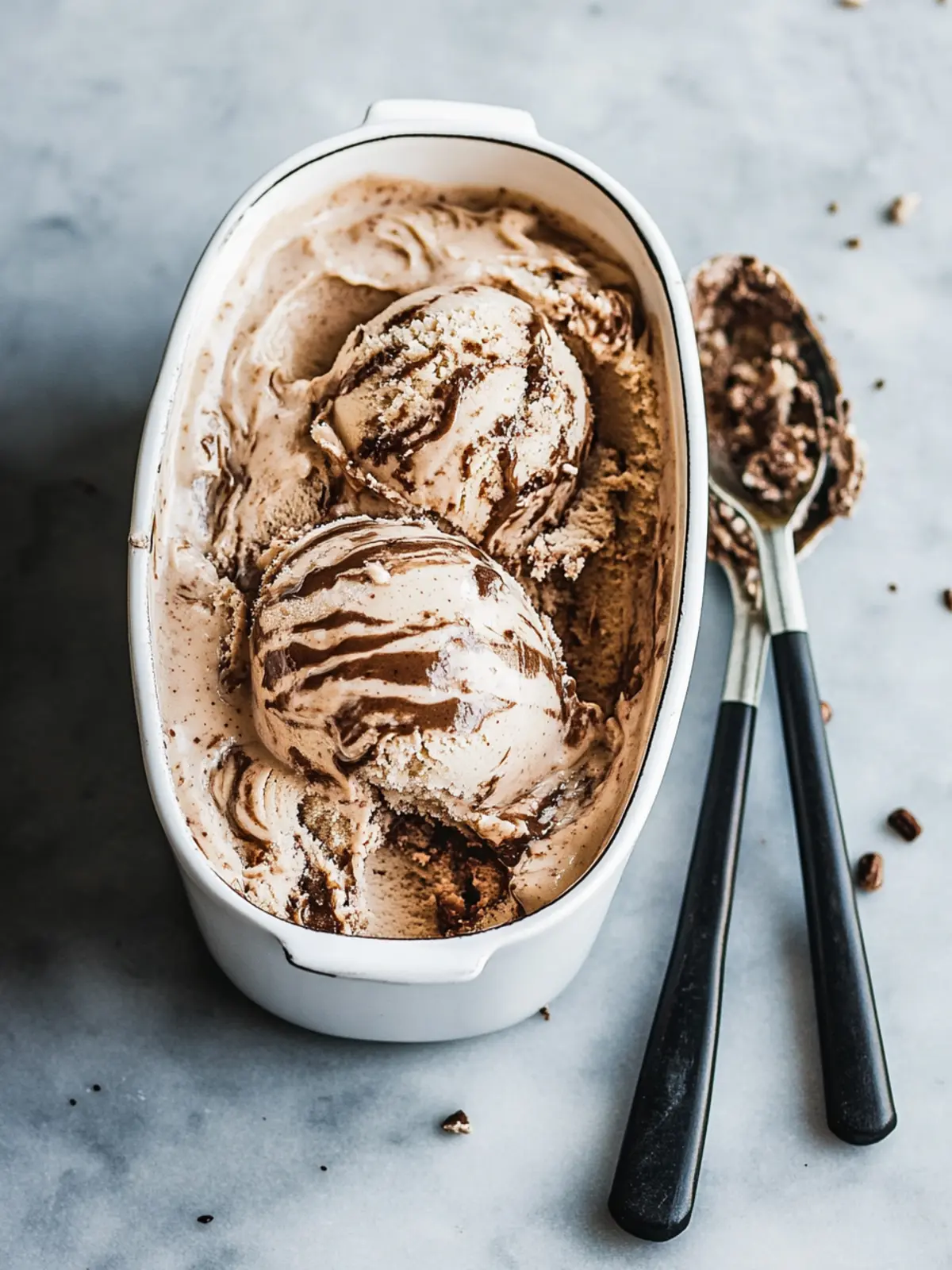 Vegan Peanut Butter Mudslide Ice Cream