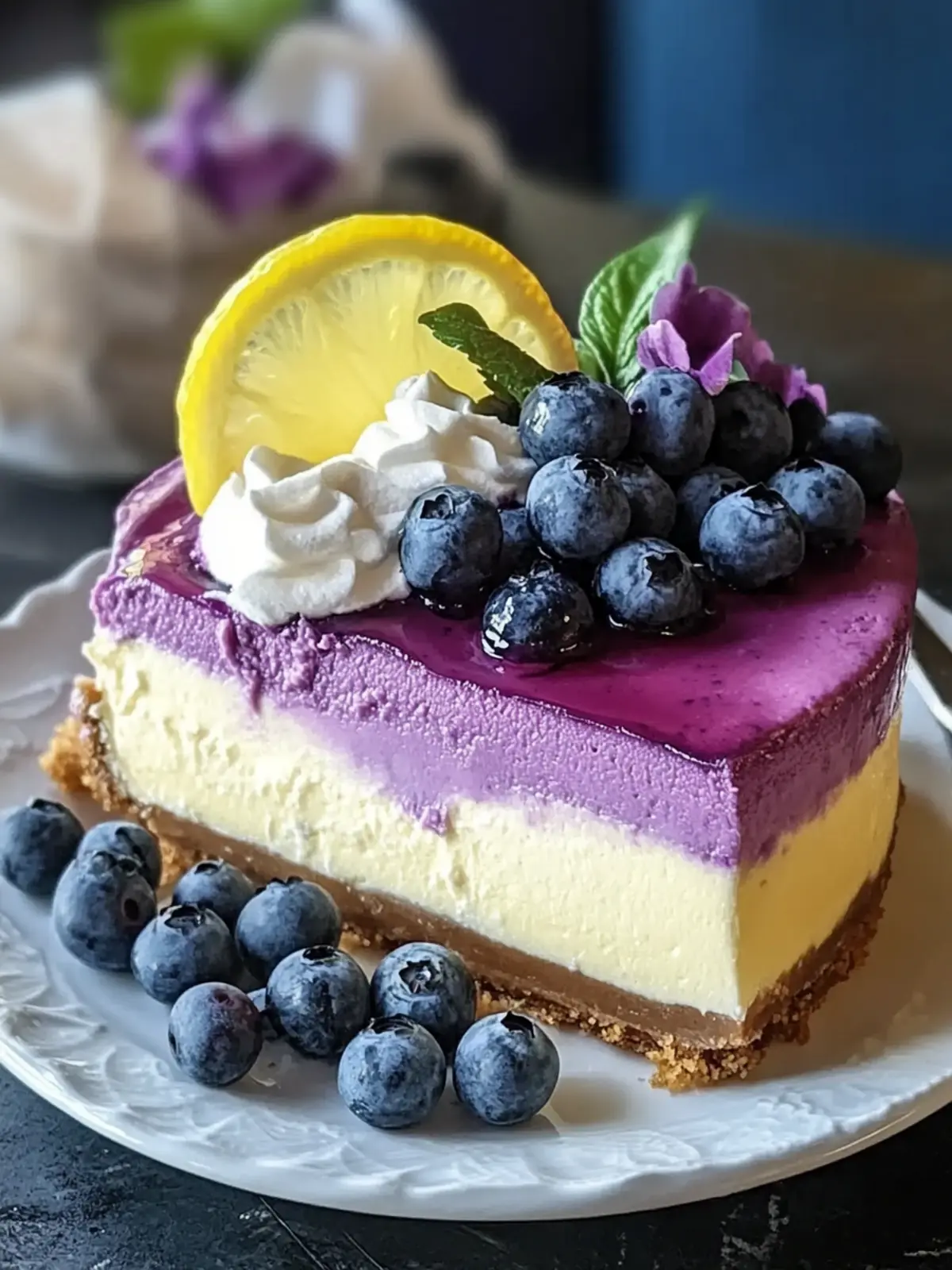 Lemon Blueberry Cheesecake Magic: A Delightful Twist 2 Lemon Blueberry Cheesecake Magic